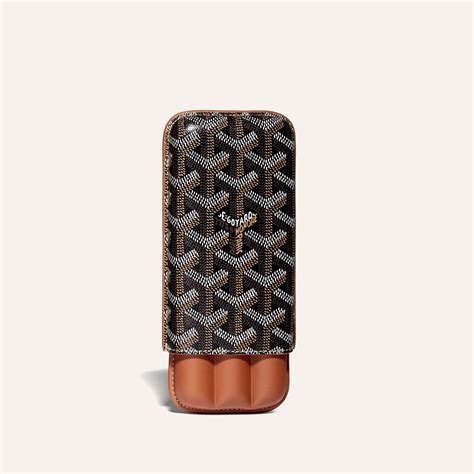 maison goyard cigar case|Goyard Churchill 3 Cigar Case.